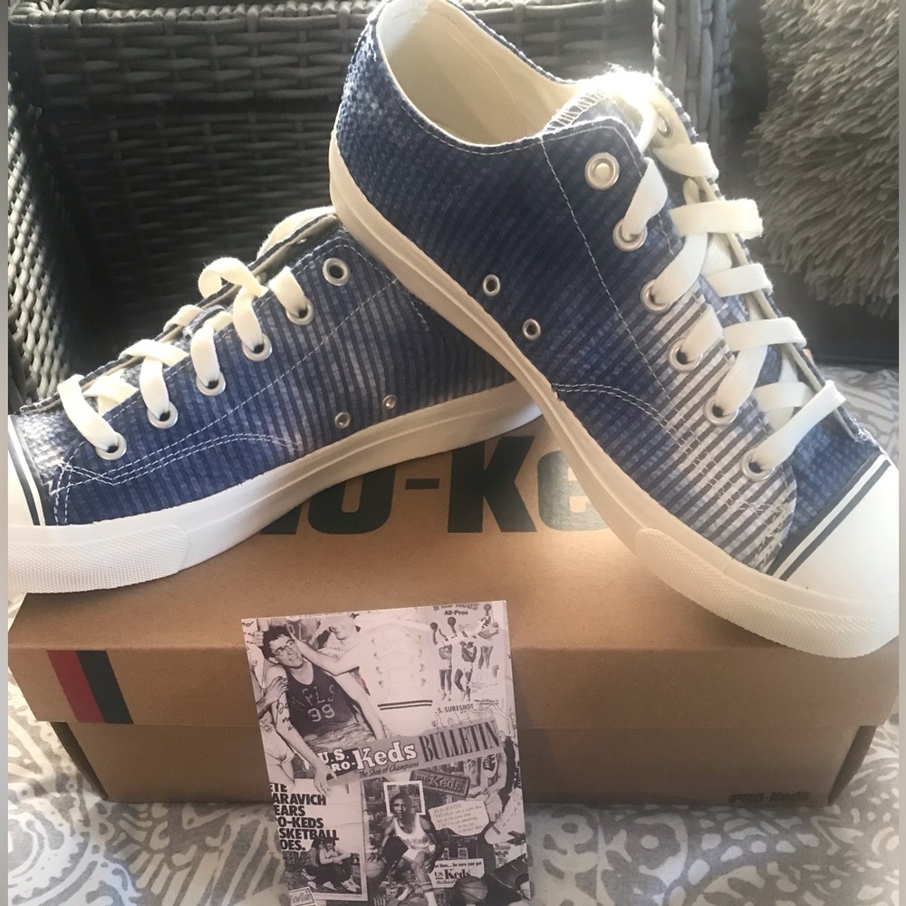 New Pro-Keds Royal Lo Tiedye Seersucker Sneaker